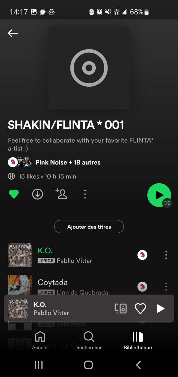 common playlist Music & FLINTA* project